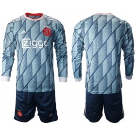 Jalkapallo Pelipaidat AFC Ajax Lasten Vieraspaita 2020-2021 Pitkähihainen